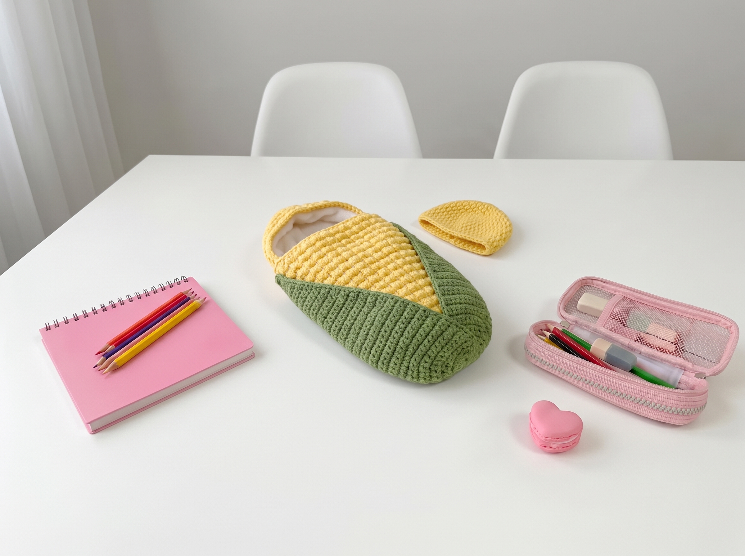 Cover image for Baby Corn on the Cob Cocoon – A Sweet & Cozy Newborn Pattern