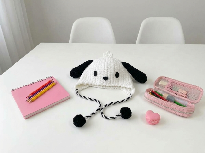 Cover image for Puppy Love Trapper Hat – A Cozy & Playful Crochet Pattern