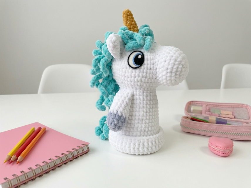 Cover image for Dreamy Plush Unicorn – A Magical Crochet Pattern