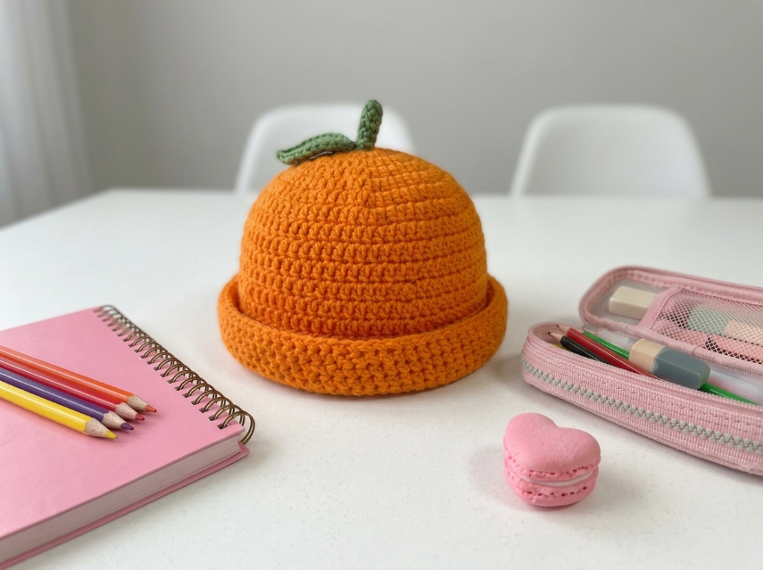 Cover image for Citrus Beanie Hat – A Fresh & Fun Crochet Pattern