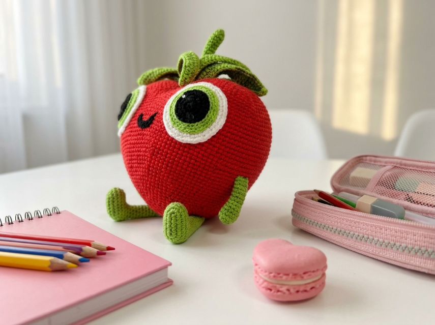 Cover image for Monster Tomato Amigurumi – A Cute & Quirky Crochet Pattern