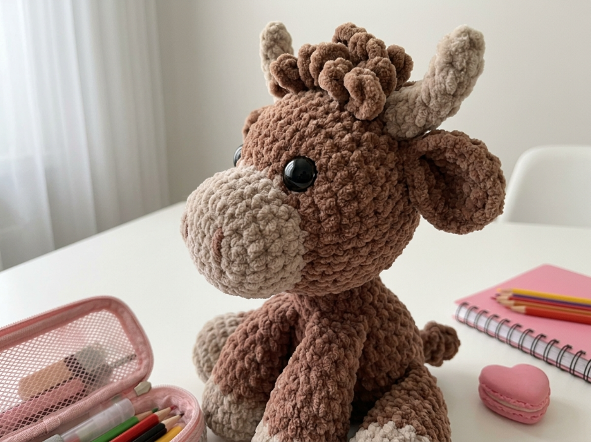 Cover image for Cozy Plush Moose – A Soft & Cuddly Crochet Pattern