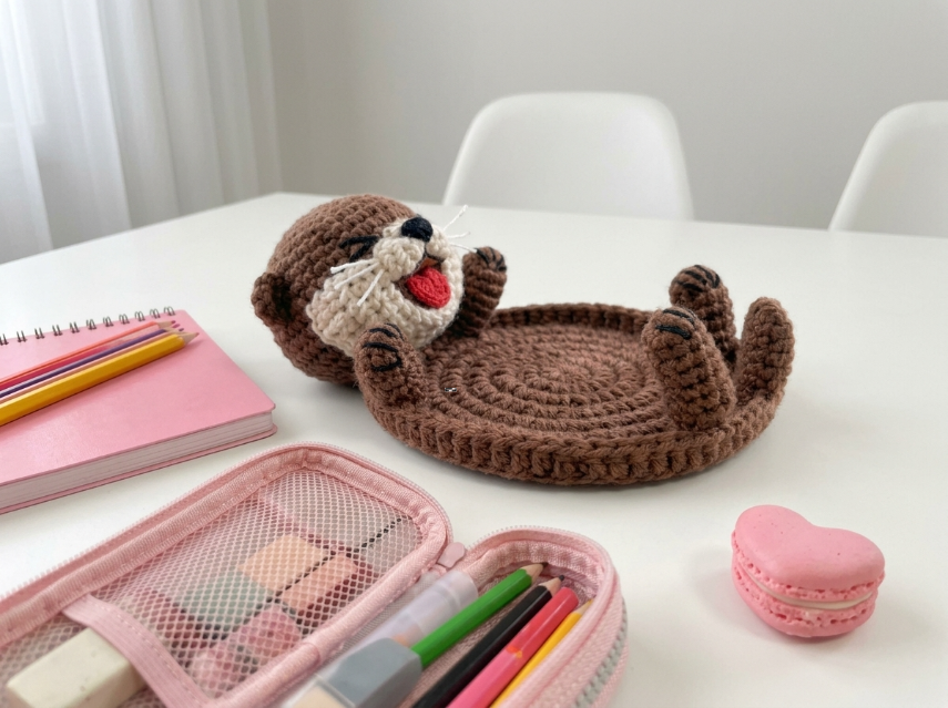 Cover image for Floating Otter Belly Tray – A Cute & Functional Crochet Project