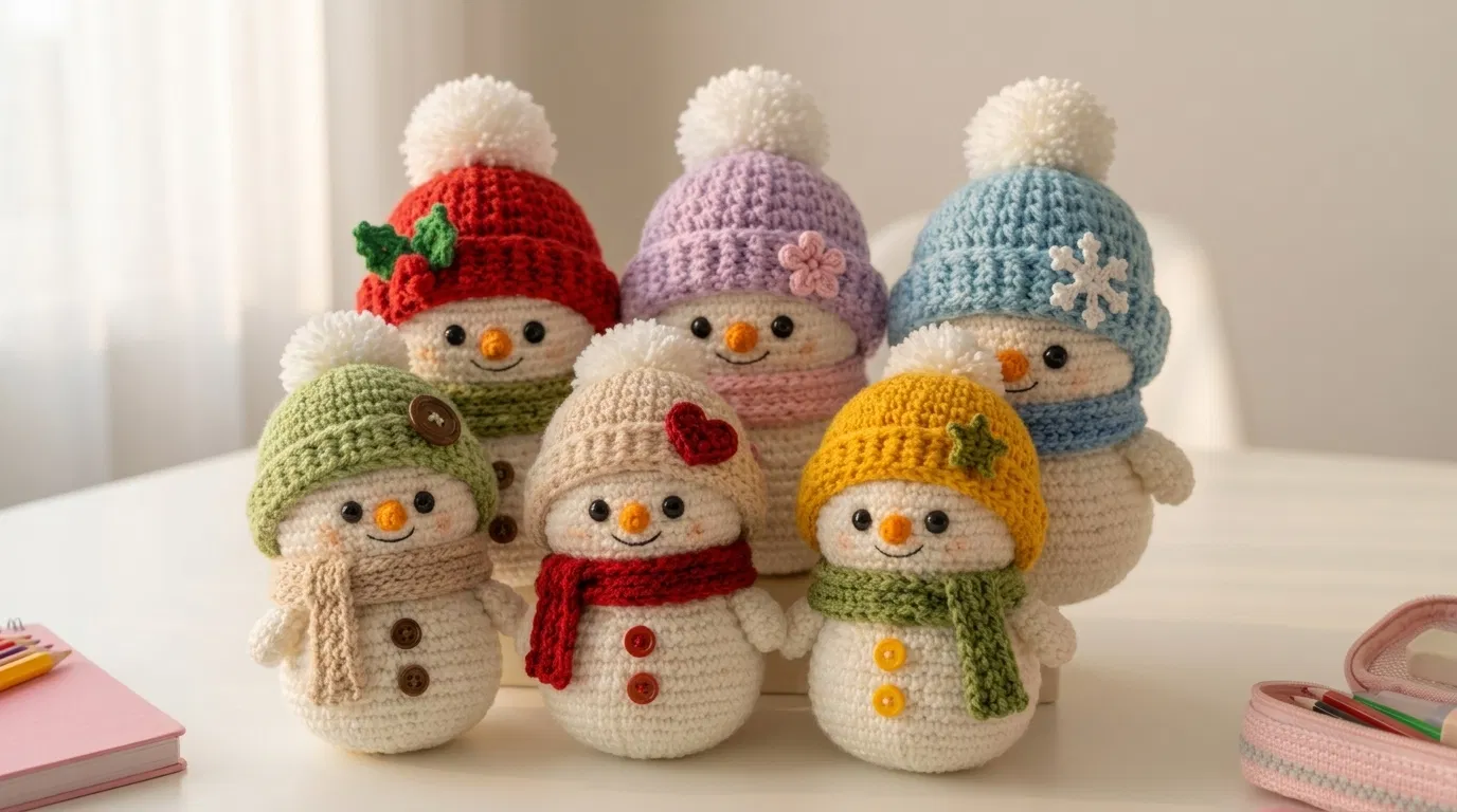 Cover image for Snowy Beanie Friends
